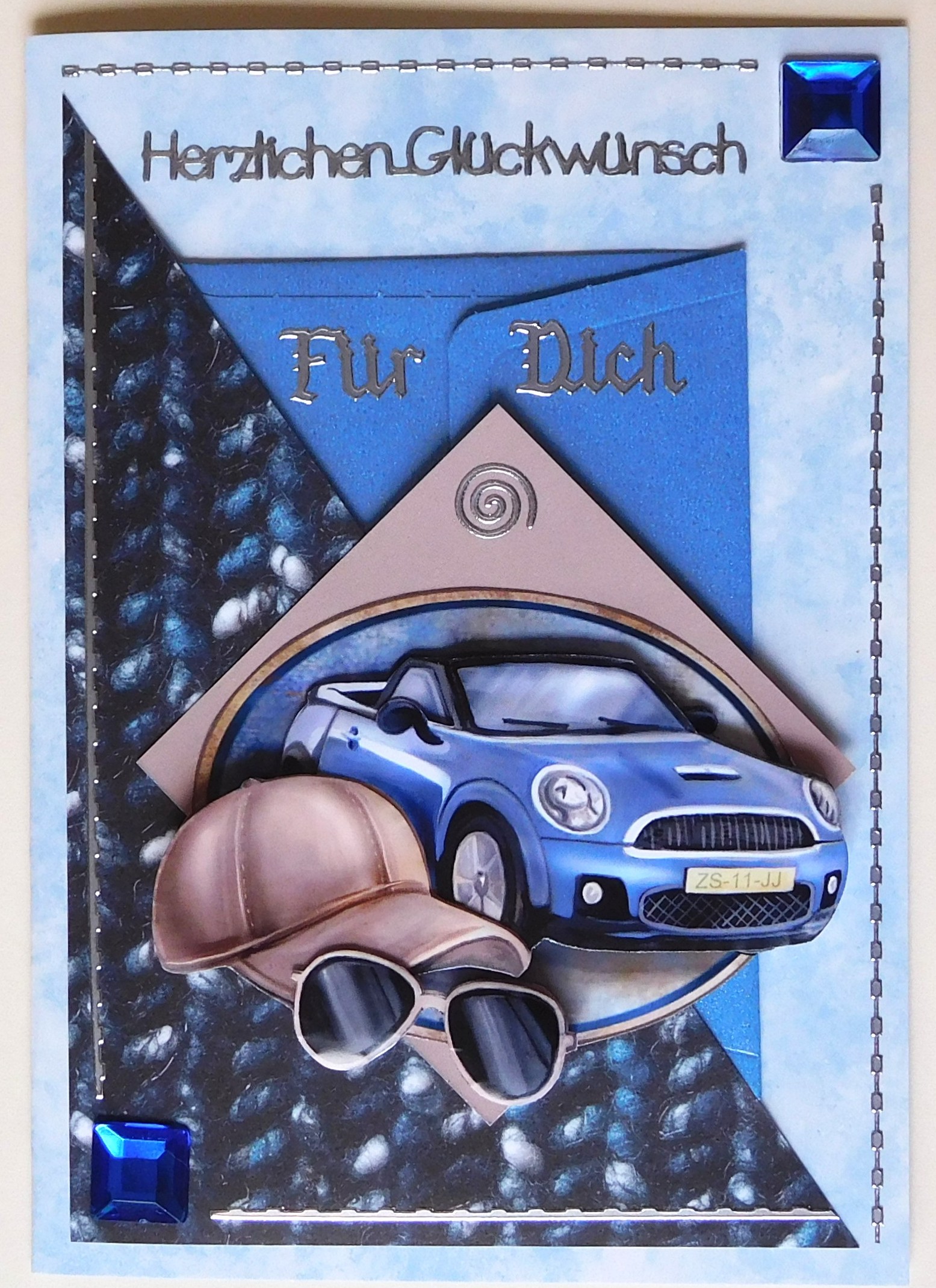 Karte für Gutschein oder Geldgeschenk