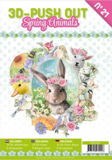 Basteln mit dem 3D-Stanzbogenbuch 21 - Tiere im Frühling