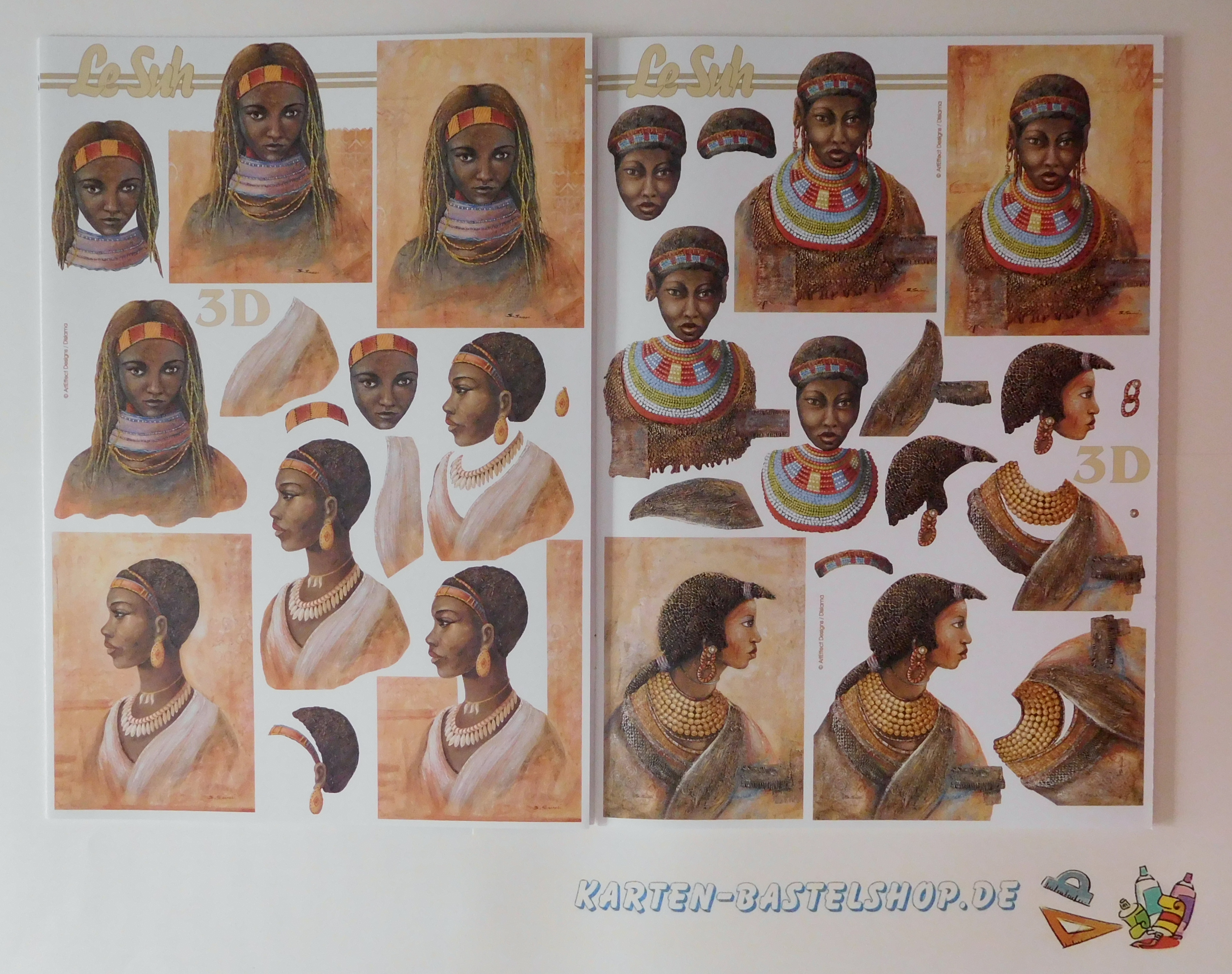 Portraits von Frauen in warmen Erdtönen mit traditionellem Schmuck und Kopfbändern