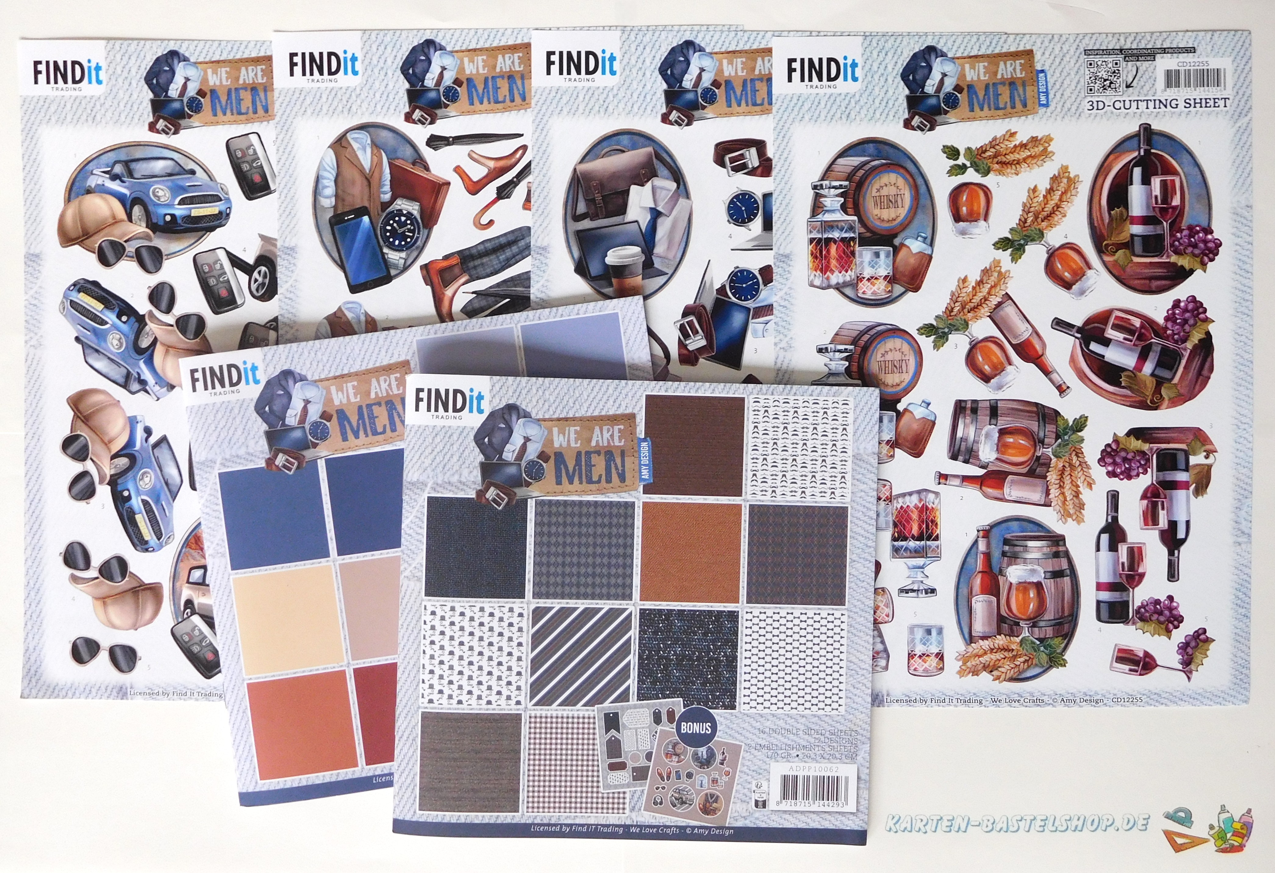 We are Men Autos – Männerkarten basteln